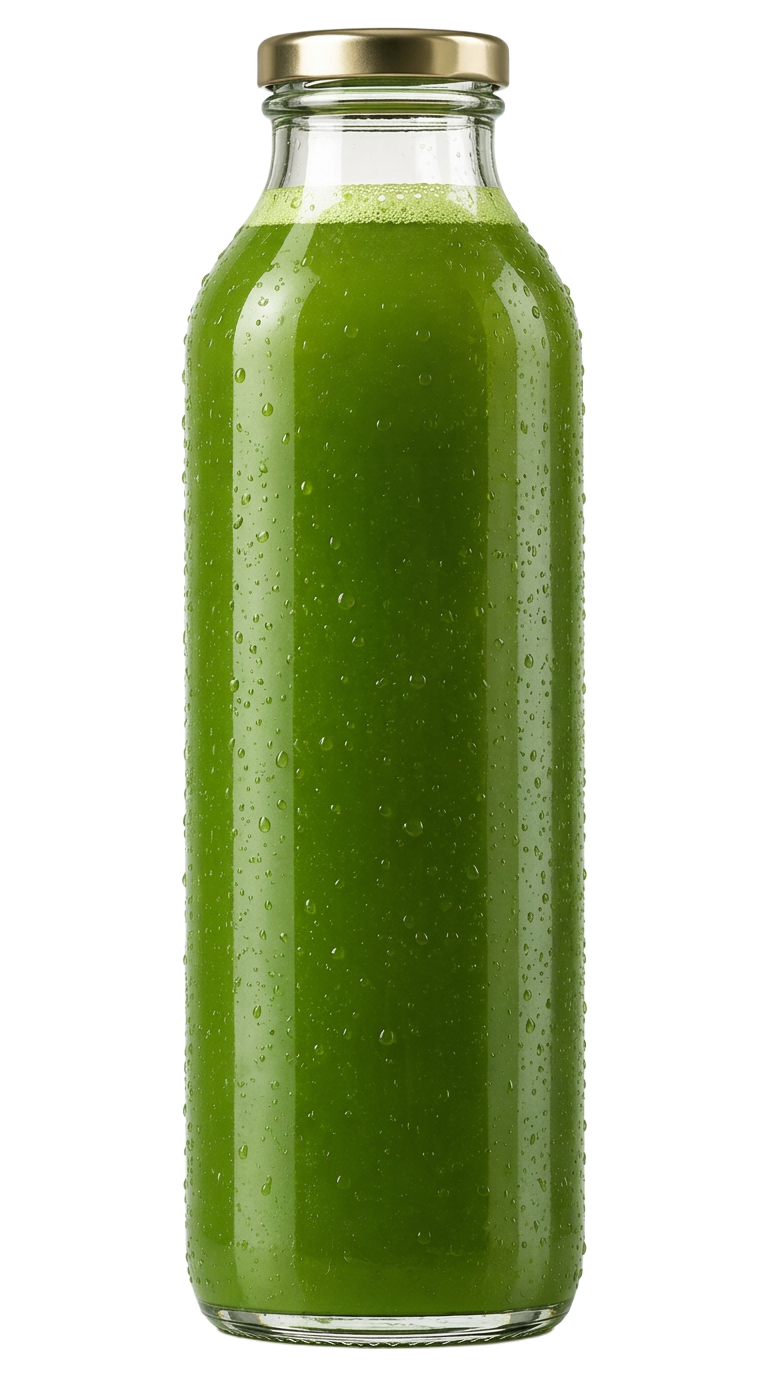 The Immunity Shield in a Morning Boost glass bottle